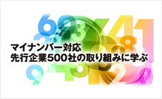 マイナンバー対応 先行企業500社の取り組みに学ぶ