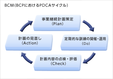 BCM（BCPにおけるPDCAサイクル）