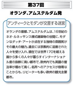 第37回 オランダ、アムステルダム発