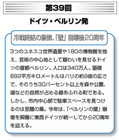 第39回 ドイツ、ベルリン発