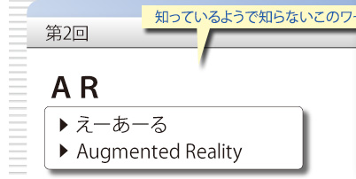 2@mĂ悤ŒmȂ̃[h@uARv@[[@Augmented Reality