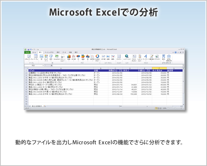 Microsoft Excel ł́̕^Iȃt@Co͂Microsoft Excel̋@\łɕ͂ł܂B