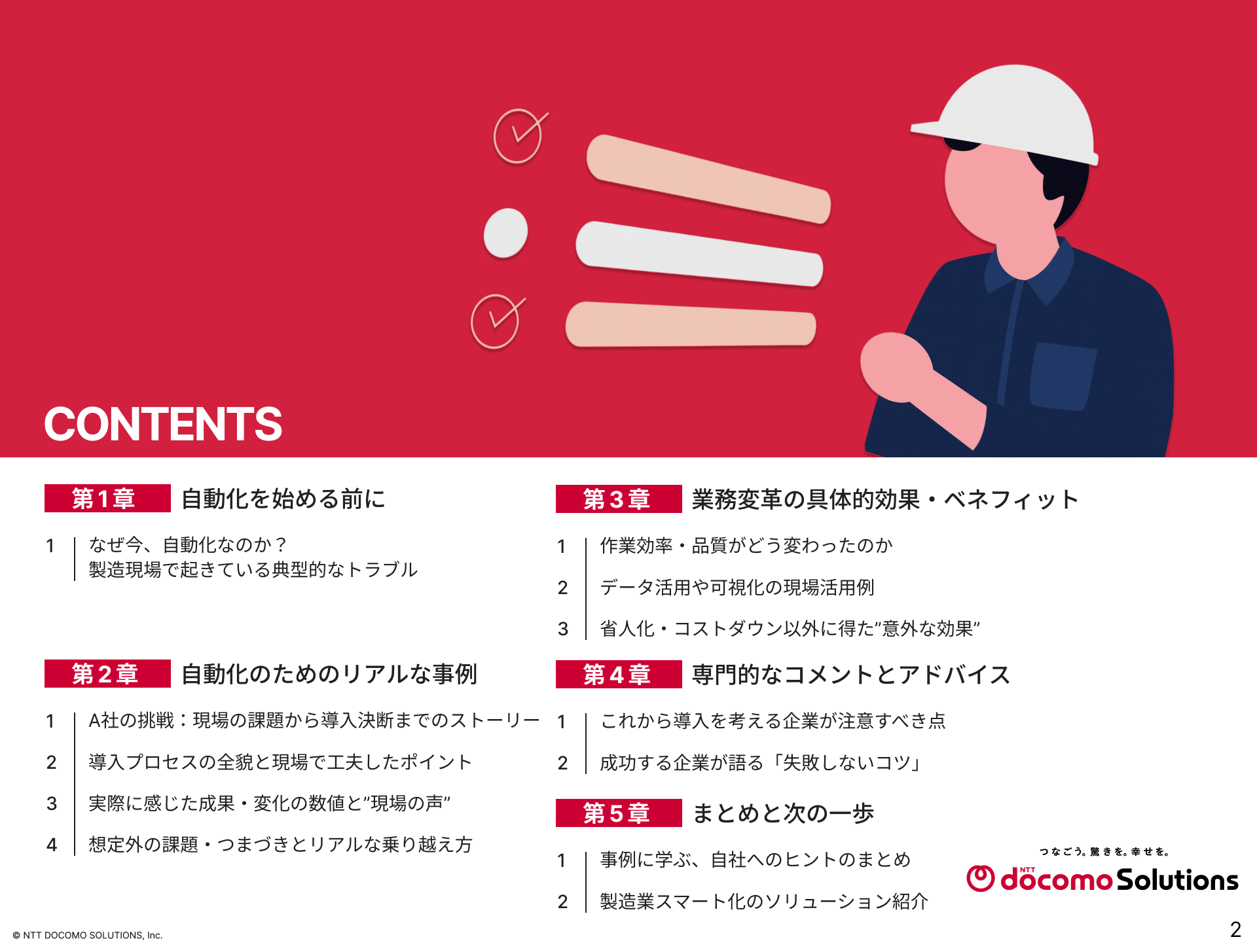 資料プレビュー：目次ページ