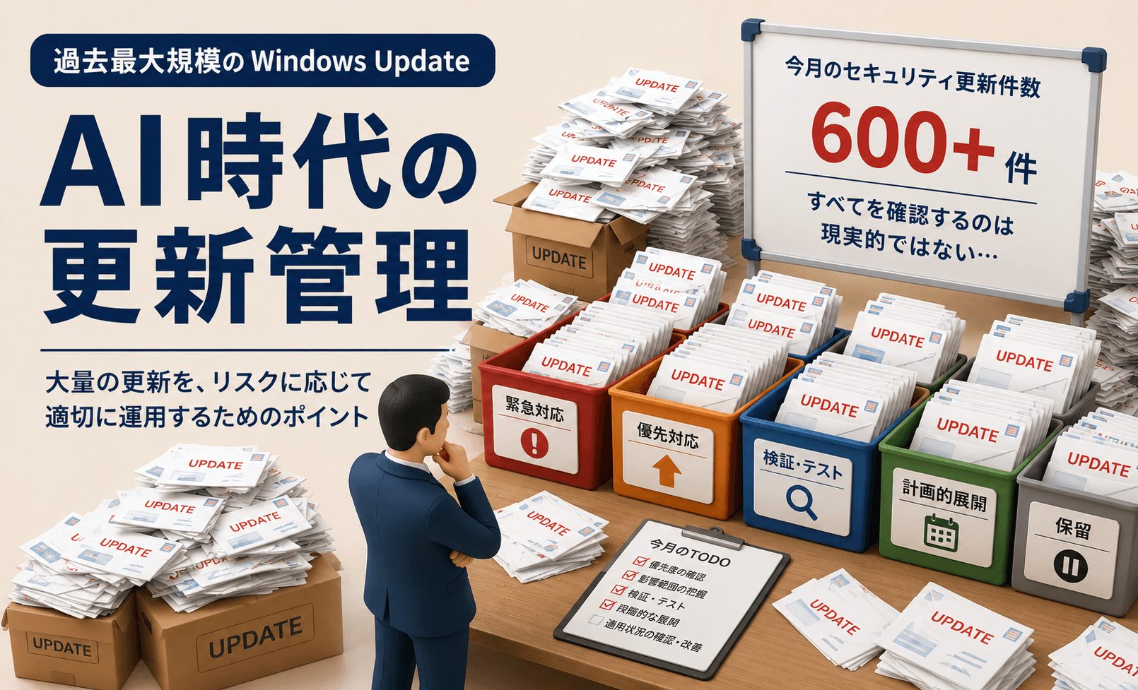 過去最大規模のWindows Updateから考える、AI時代の更新管理