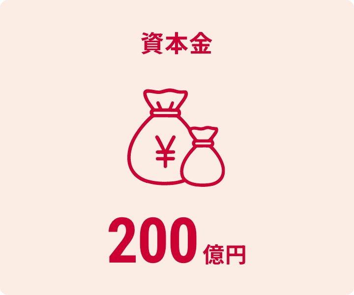 資本金200億円