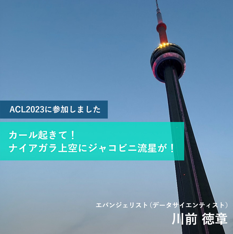 ACL2023に参加しました：カール起きて！ナイアガラ上空にジャコビニ流星が！